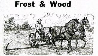 Frost & Wood was producent van o.a. maaibalken, graanbinders, hooimachines en diverse andere oogstmachines.