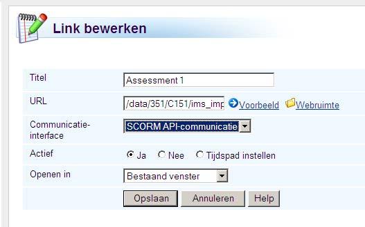 Uitgebreide mogelijkheden IMS CP pakket Zoals u kunt zien in uw vak, heeft het IMS CP een map aangemaakt met een uitgebreide link structuur.