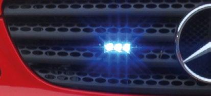flitspatronen 89 33 38 10/30 Impaxx - R65 3 blauwe LEDs - transparante lens - off-axis -
