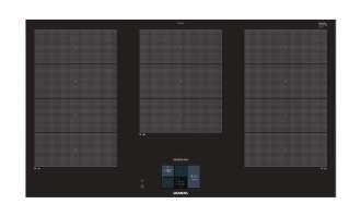 Inductiekookplaten iq700, flexinduction, TFT touch display, facet-design, breedte 90 cm iq700, flexinduction, Dual lightslider, facet-design, breedte 90 cm iq700, flexinduction, Dual lightslider,