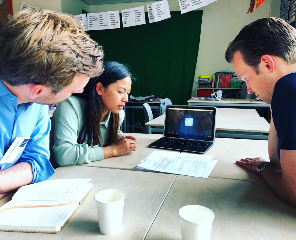 Denkkrachtcentrale 17 mei 2018 Op donderdagavond 17 mei was Denkkracht Utrecht te gast in de Internationale school Utrecht (ISUtrecht) om mee te denken met de Stichting Nederlands Onderwijs in het