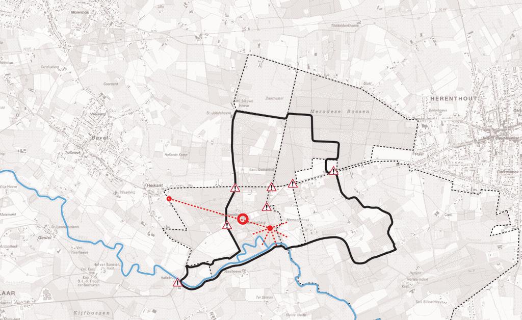 PRINCIPES CLUSTER Versterken relatie tussen de verschillende deelgebieden Verankering