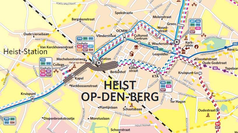 Mobiliteits-effectenrapport (mober) RUP De Bos - Heist-op-den-Berg 4.6. Bereikbaarheid openbaar vervoer 4.6.1.