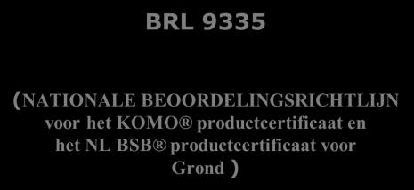 1) vervallen op 1mei 2014) HUM Bbk (vroeger HUM Bouwstoffenbesluit en HUM Grondstromen) Stichting