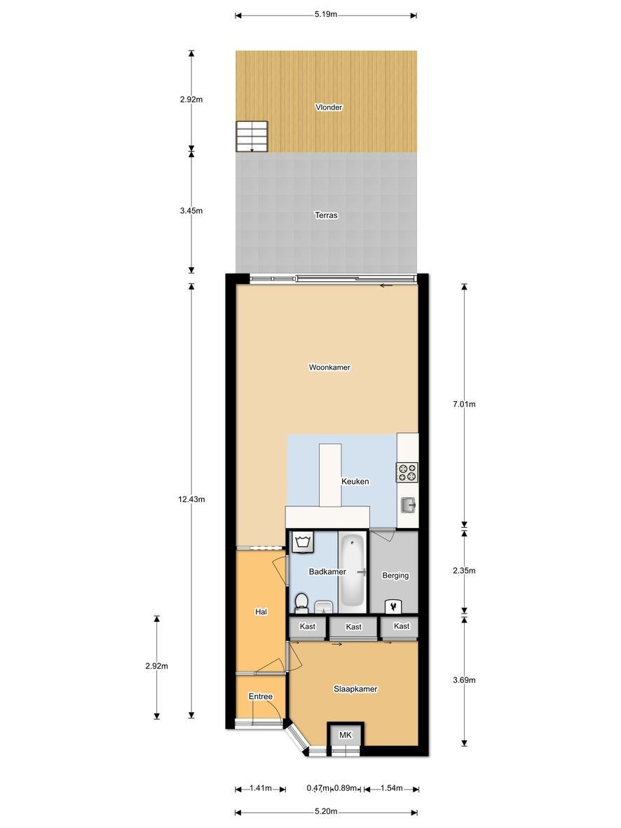 Aan deze plattegrond kunnen geen rechten worden ontleend.