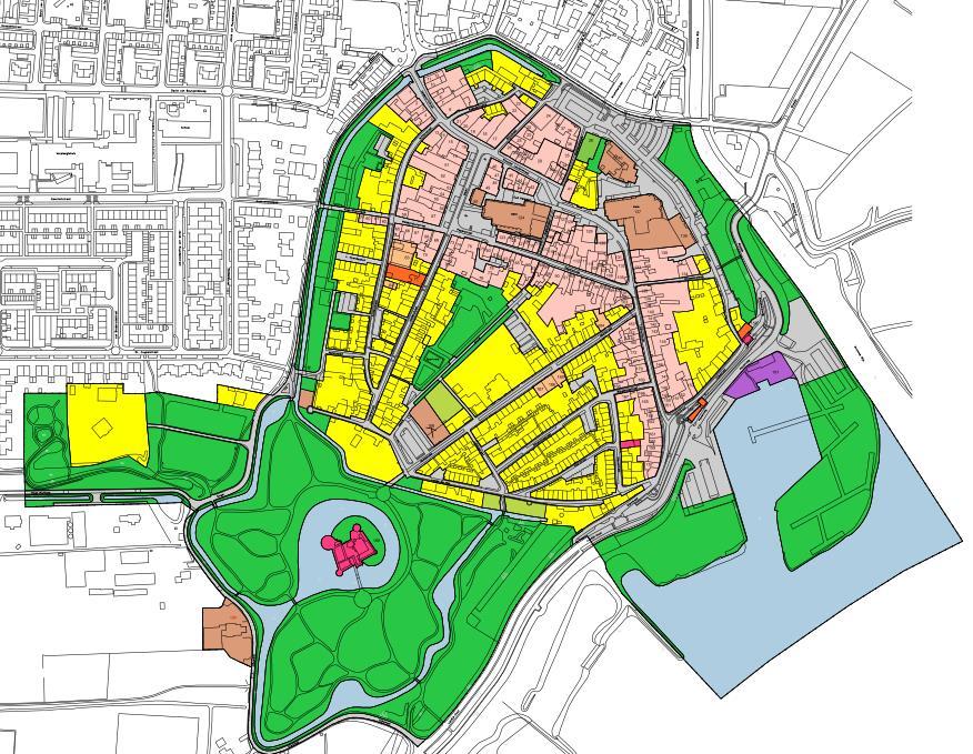 2. Geldend bestemmingsplan Het geldende bestemmingsplan Binnenstad is door de gemeenteraad vastgesteld op 29 juni 2010.