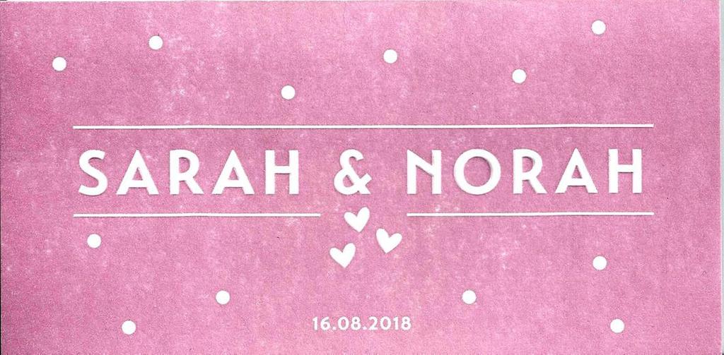 augustus zijn Sarah en Norah geboren, dochters van Corné en
