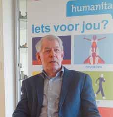Humanitas Noordwest-Friesland 9 Voorzitter Joop Pottinga Anderen helpen is eigenlijk heel gewoon Joop Pottinga is nu 5 jaar voorzitter van de afdeling Noordwest- Friesland van Humanitas.