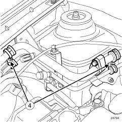 MECHANISCHE BEDIENINGSORGANEN Rembekrachtiger: Uitbouwen - Inbouwen 37A RECHTS STUUR II - UITBOUWEN VAN HET ONDERZOCHTE K7J of K7M 24784 a Bouw de moeren (4)