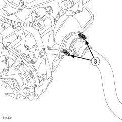 MECHANISCHE BEDIENINGSORGANEN Bedieningshuis van de versnellingsbak: Uitbouwen - Inbouwen 37A K4M of K7M, en JH3 K9K, en JH3 K7J, en JH1 K9K II - UITBOUWEN VAN HET ONDERZOCHTE 114121 a Bouw de bouten