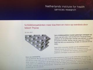 Onderzoek naar gevolgen NIVEL en het PHARMO-instituut hebben de gevolgen van de overstap naar een ander medicijn onderzocht.