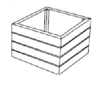 SQUARE Vuilnisbak SQUARE met binnenbak 70 L 47 x 50 x H85 80 kg 6,00 1.753,00 Vuilnisbak SQUARE plastic zak 47 x 50 x H85 80 kg 6,00 1.