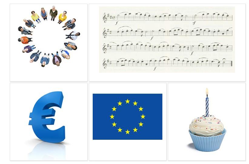 EU-symbolen Het motto: in verscheidenheid verenigd De