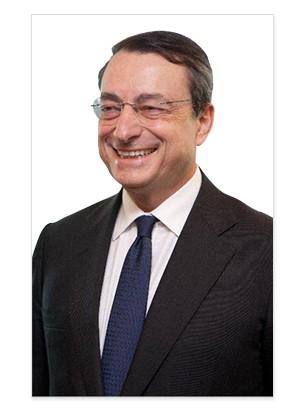 De Europese Centrale Bank - beheert de euro Mario Draghi President van de Centrale Bank Zorgt voor stabiele prijzen