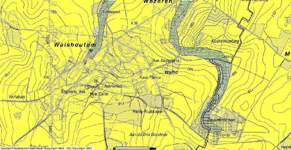 2.2.2 Quartair geologische opbouw In Vlaanderen zijn er drie grote eenheden van eolische sedimenten aanwezig.