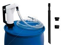 Handpompen Pompe manuelle Handpomp die makkelijk op een vat kan gemonteerd en gedemonteerd worden. Capaciteit 15 l/min.
