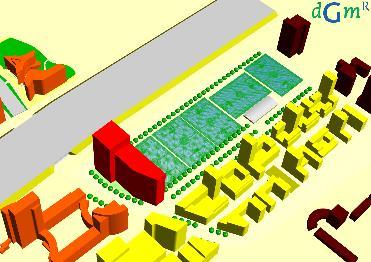 simulatie, alles zoals opgenomen in het SketchUp model van 2 december 2015 van