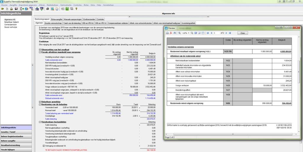 Lay-out Biztax-aangifteformulier Op dit moment hebben we geen info over de lay-out en de nieuwe codes op het aangifteformulier.