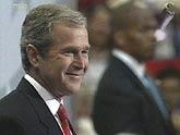 De Amerikaanse president Bush werd verkozen voor een tweede termijn.