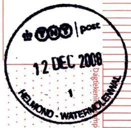 Watermolenwal 16 Status 2007: Postkantoor