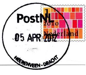 Het Baken 4 Gevestigd 17 april 2009: Postkantoor (Verhuisd naar