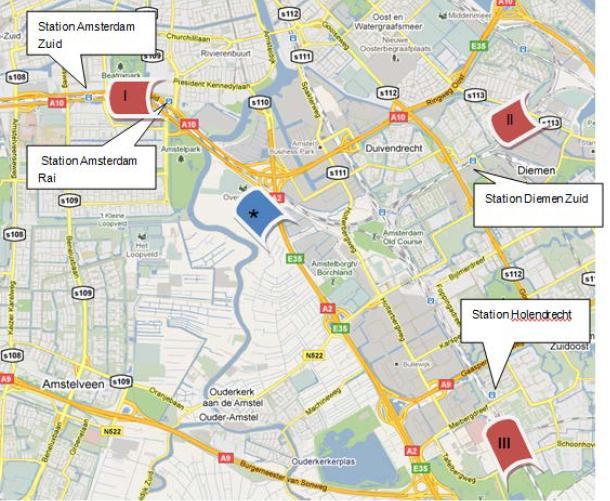 Uit de onderzochte locaties is een keuze voor een locatie aan de oostzijde van de A2 in de gemeente Ouder Amstel naar voren gekomen (variant 1).