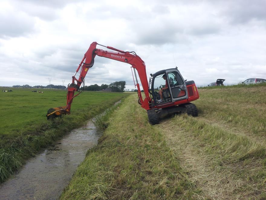 van de sloten Plaatsing van maaisel