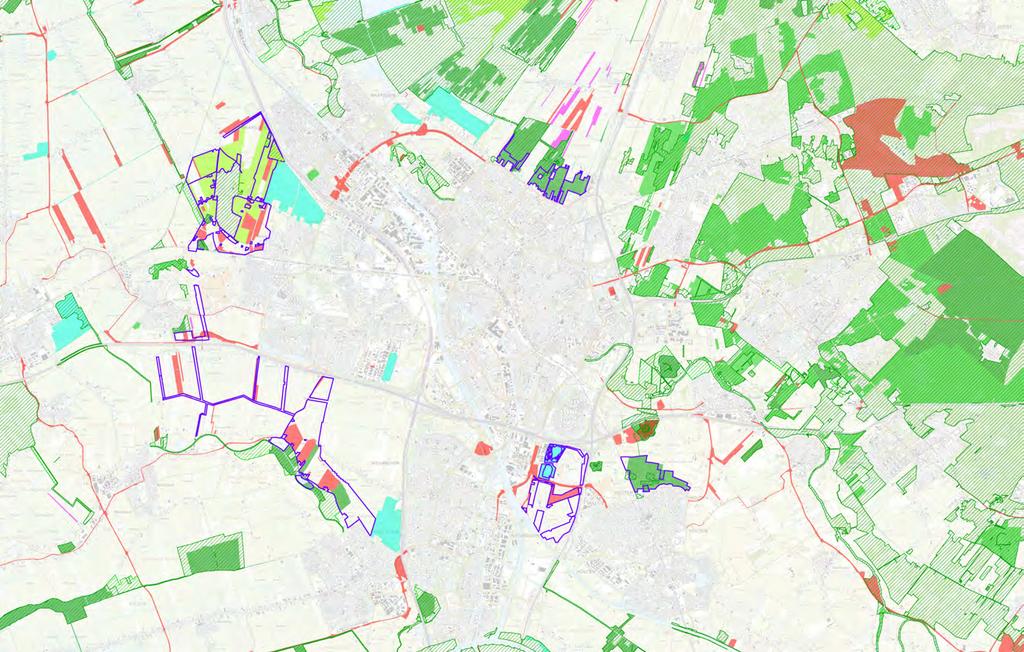 Kaart: Groen om de