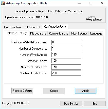 9 / 39 2.3.1.2 ADS-server configureren Configureer de ADS-server met behulp van de Advantage Configuration Utility: 1. Start de Advantage Configuration Utility, bijv.