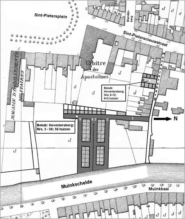 Van een arbeidersbuurt naar quartier-latin De volgende dia s is het verleden van dit gebouw. Alles werd met de grond gelijk gemaakt.