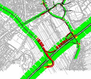heeft de samenvoeging vanaf knooppunt Maaldrift zijn capaciteit vrijwel bereikt: er zijn lichte en kortstondige verstoringen. Ook zijn er dan lange wachtrijen op een aantal zijstraten.