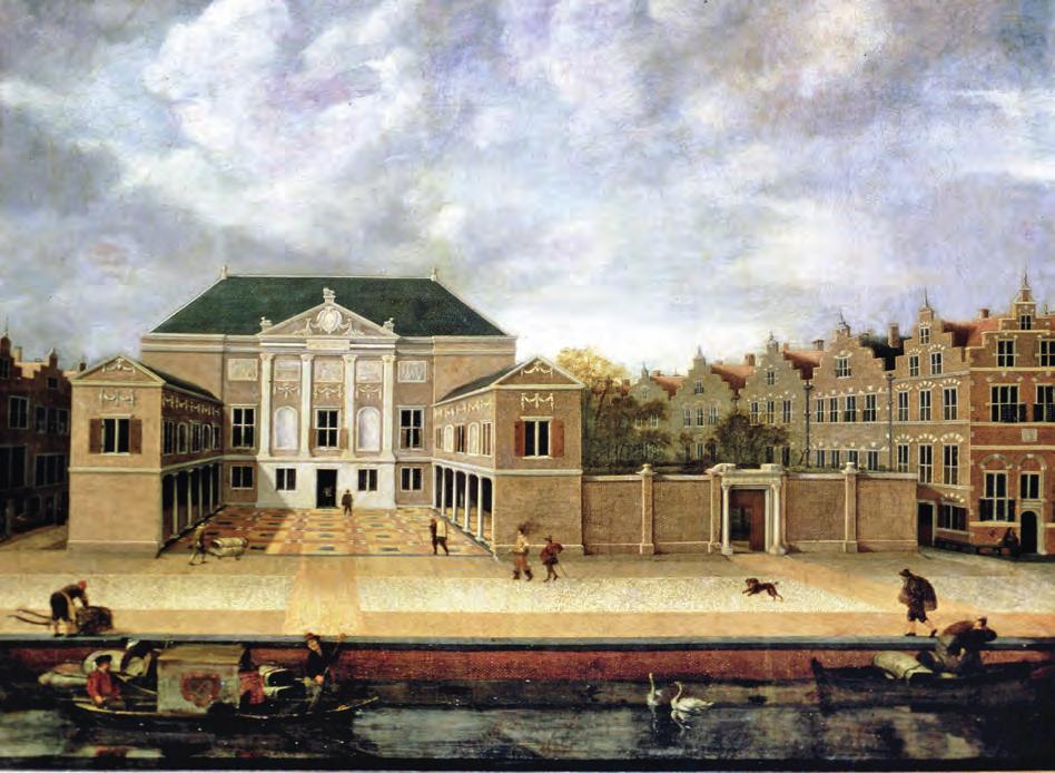 Jori Zijlmans Nieuwe lakens, nieuwe wegen Afb. 3 Susanna van Steenwijck, Gezicht op de Lakenhal vanuit het zuiden, 1642. Collectie Museum De Lakenhal, s 410.