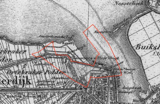 3.2 Historisch-topografische inventarisatie Voor de historisch topografische analyse zijn verschillende cartografische bronnen gebruikt, waaronder de Topografische Militaire Kaart (1854) gecombineerd