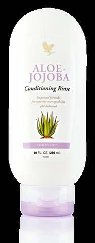 jojoba-olie, speciaal ontwikkeld voor het gebruik na de Aloe Jojoba Shampoo.