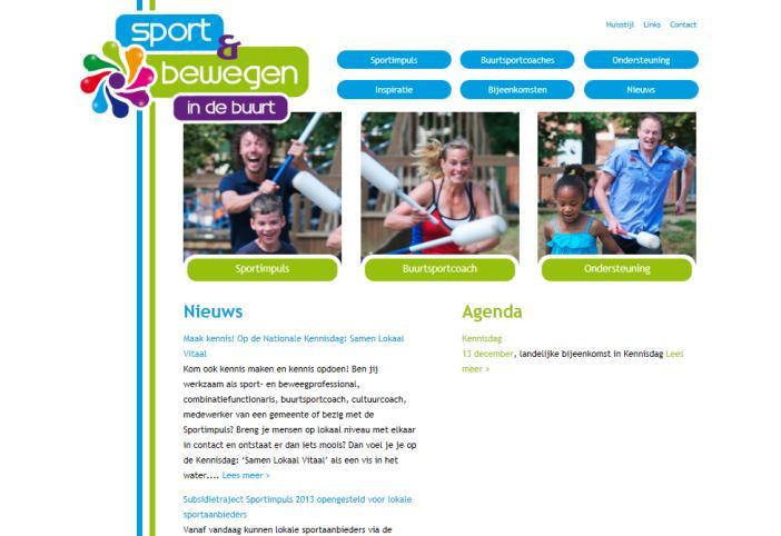 Komende periode (1) Sport en Bewegen in de buurt Looptijd 2011-