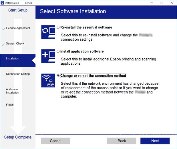Netwerkinstellingen Windows Selecteer De verbindingsmethode