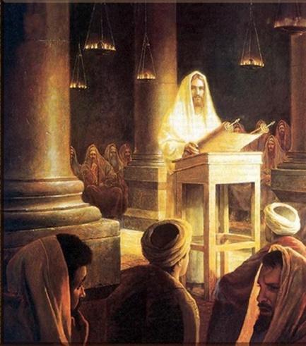 2 Geen dienst in De Ontmoeting, dus alleen De Bron gaan we het hebben over Marcus 1:21-28 Ik luister Jezus onderwijst de mensen in de synagoge. Ze luisteren naar wat Jezus te vertellen heeft.