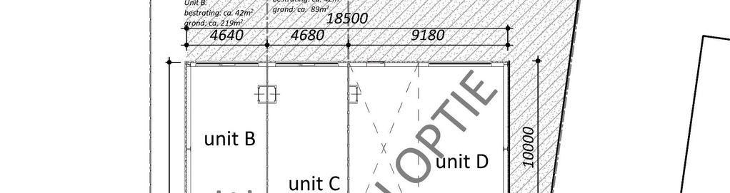 Prijsoverzicht Unit A 125.000,- (excl.