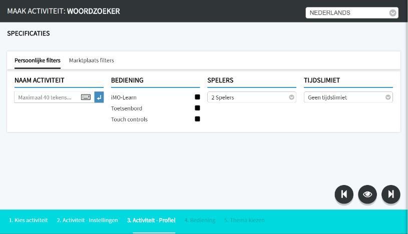 Klik op de pijl tussen de twee letters om ze te linken. Gebruik het kruisje om ze niet meer te linken.