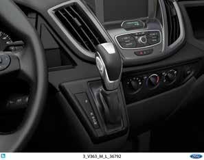 Nieuwe automatische transmissie Ford (optie*) Wit Genesis, Mageo Bruin (O) 2 Mageo Premium GARANTIE De transmissie is voorzien van 6 versnellingen en gebruikt een koppelomvormer en een systeem voor