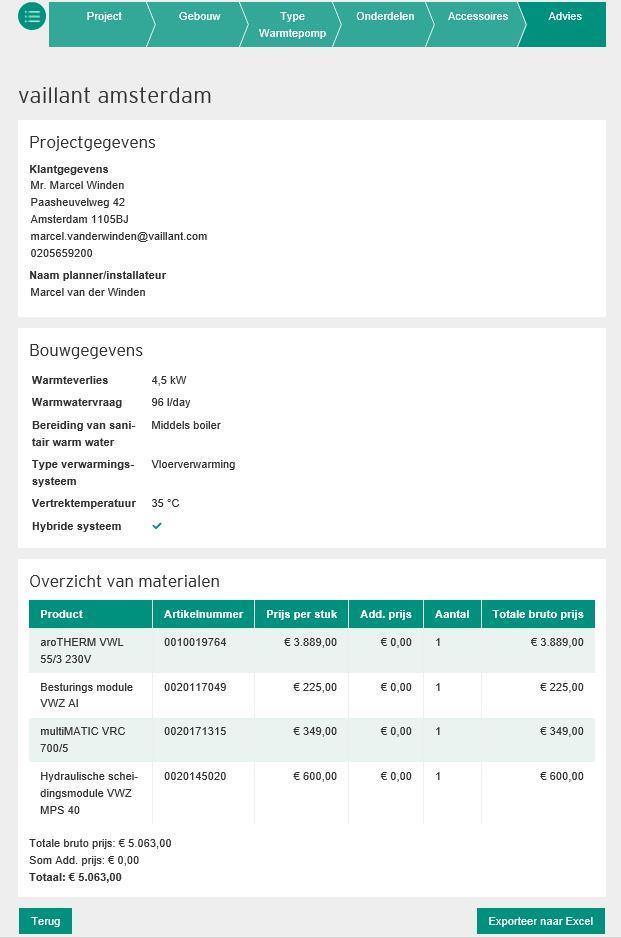 Warmtepomp Calculator Creëer in stappen online een advies voor de klant