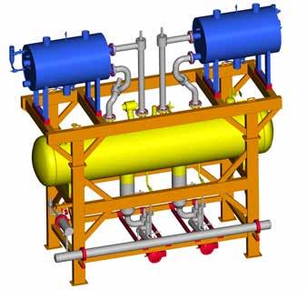 Wanneer we een NH3/CO2 cascadesysteem bekijken dan is de cascadecondensor als scheiding tussen de NH3 en de CO2 kringloop een essentieel component.