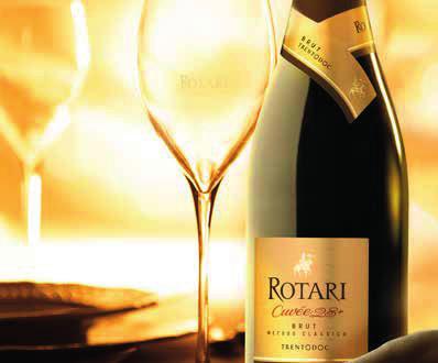 Tegenwoordig is Rotari synoniem voor één van de beste mousserende wijnen uit Italië.