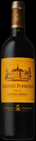 ***(*) Château Fonréaud 2011 Eigenaar is Jean Chanfreau. Cru Bourgeois. Lid van de Union des Grands Crus de Bordeaux. 32 ha wijngaarden met een graves bodem op kalkrotsen.