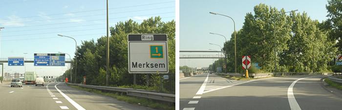 2) zie hiervoor A) 1) C) Vanuit Gent Brussel Hasselt 1) Neem Ring Antwerpen R1 richting Nederland.