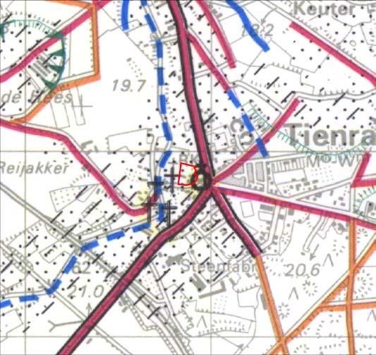 percelen. Langs de noordrand van het plangebied liep een pad dat de dorpskern (wellicht betreft het hier de brink) met het dal van de Grote Molenbeek verbond.