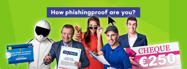 Campagne Safeonweb 2017 ging met succes de strijd aan tegen phishing Op 2 oktober 2017 lanceerden het Centrum voor Cybersecurity België en de Cyber Security Coalition een sensibiliseringscampagne