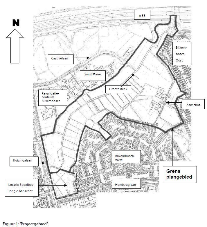 De Groote Beek Door het gebied loopt de Groote Beek (tevens de oude naam van de psychiatrische inrichting die stroomopwaarts ligt).