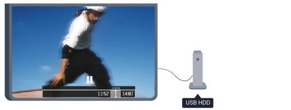 Als u een USB-schijf hebt aangesloten, kunt u ook digitale uitzendingen opnemen. U kunt een programma opnemen terwijl u kijkt of een opname van een komend programma vooraf instellen. 1.