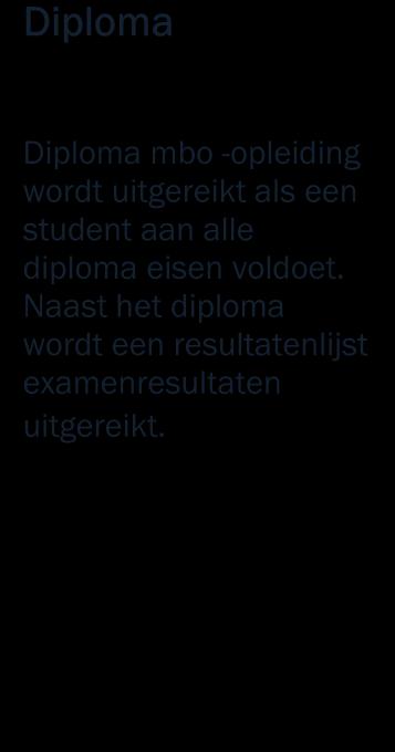 5.2 Diploma, certificaat, instellingsverklaring Als je als student de opleiding verlaat, kan je mogelijk in aanmerking komen voor één van onderstaande documenten.